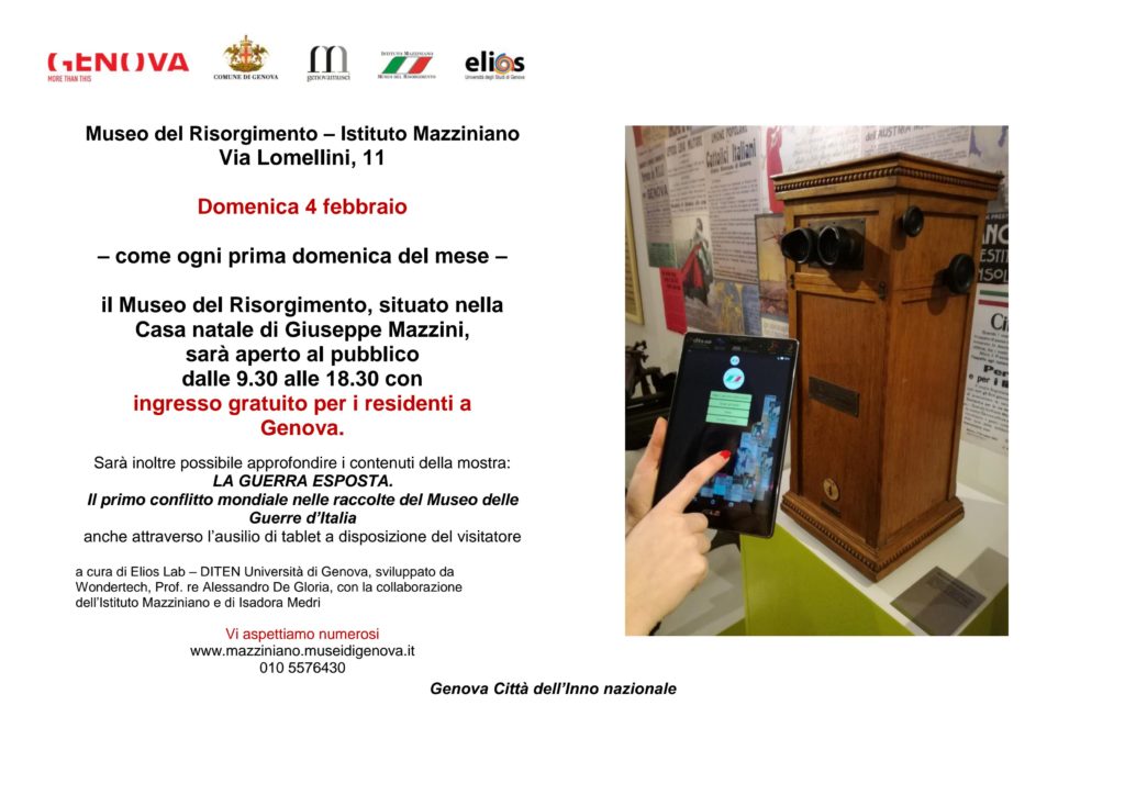 INVITO domenica 4 febbraio 2018 Museo del Risorgimento_1
